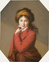Porträt der Gräfin Nikolai Nikolajewitsch Golowin, 1797-1800